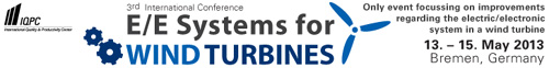 3rd International Conference E/E Systems for Wind Turbines
