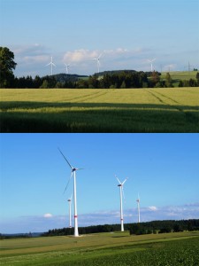 Zwei neue bayerische Windparks speisen ein / Pressebilder