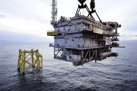 Gode-Wind-installation-Topside / Pressebild: Dong Energy