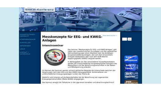 Seit 1999 informiert die BHKW-Infozentrum GbR (www.bhkw-infozentrum.de) auf zahlreichen Webseiten sowie in Fachzeitschriften über neue Technologien im Bereich alternativer und regenerativer Energieerzeugung mittels Blockheizkraftwerken (BHKW)./ Pressebild