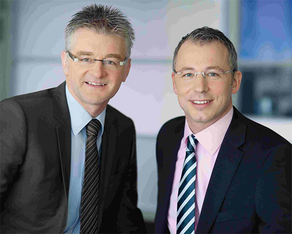 Die Geschäftsführer Ulrich Schomakers und Markus Spitzer schlagen ein neues Kapitel auf. / Pressebild