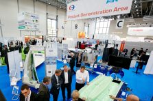 Product Demonstration Area auf der COMPOSITES EUROPE 2014 / Pressebild