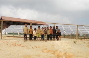 PV Mini-Grid-Anlage in Laos. ©Fraunhofer ISE