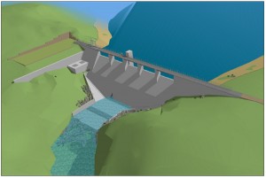 So soll das Kraftwerk aussehen / Grafik: RWE