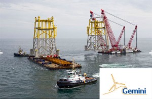 Plaatsing jackets / Pressebild: http://geminiwindpark.nl