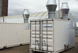 Anlagenprototyp des Projetpartners HYGEAR / Pressebild: DLR