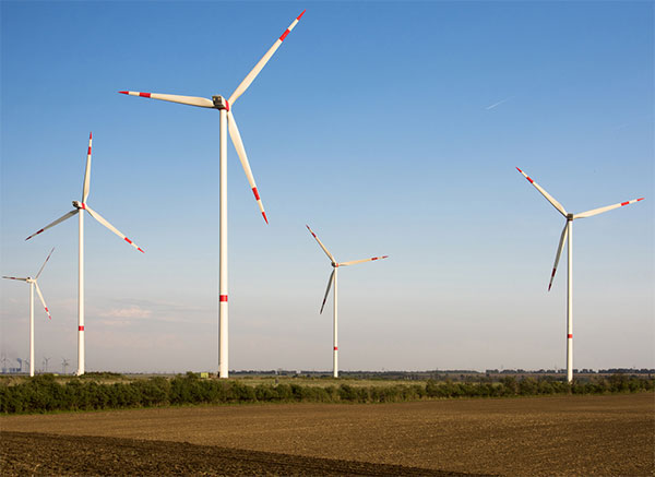 Windparks mit 14 MW Nennleistung in Sachsen-Anhalt / Pressebild: eno energy