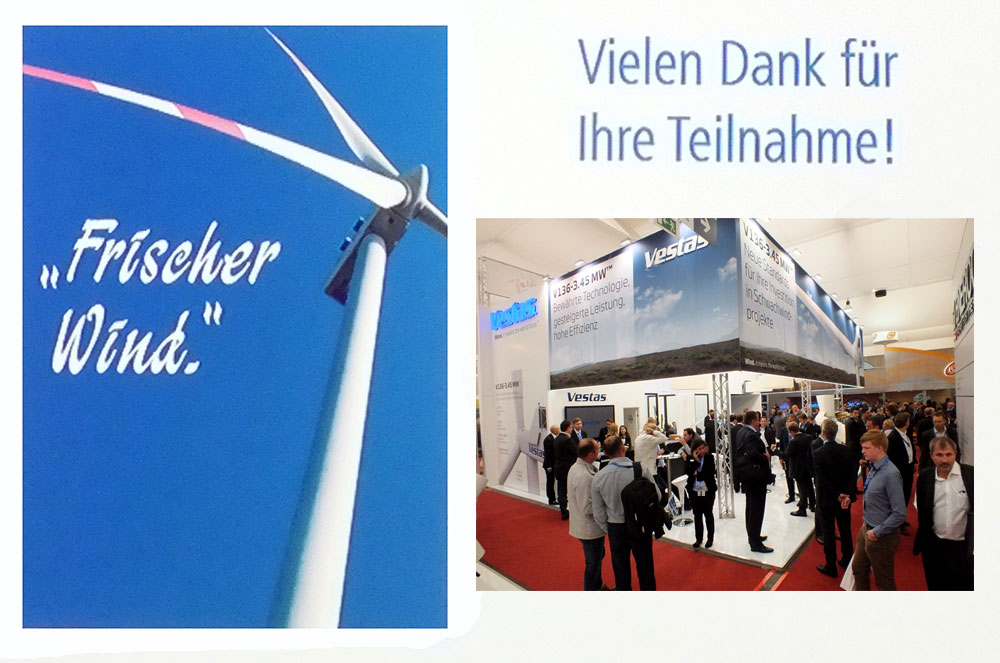 HUSUM Wind präsentiert sich als Schaufenster der deutschen Energiewende / Bild: HB