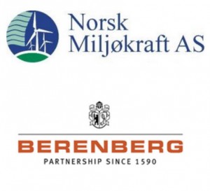 Berenberg, KR Vind AS und Norsk Miljøkraft AS geben 300MW Windpark-Projekte bekannt.