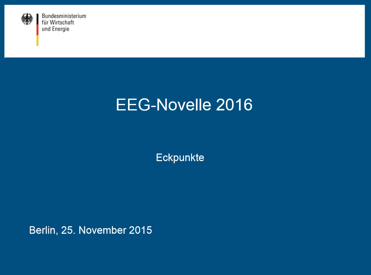 EEG-Novelle 2016
