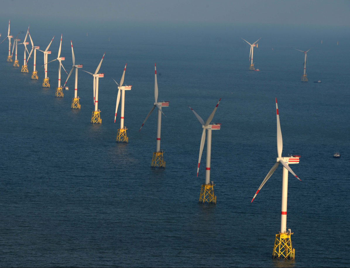 Offshore-Windpark Nordsee Ost / Pressebild