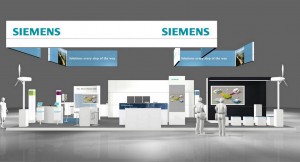 Auf Stand M01 in Pavillon 1, Paris Expo, Porte de Versailles gibt das Unternehmen Einblicke in seine Innovationen zur Kostensenkung bei der Windenergie. / Pressebild: Siemens