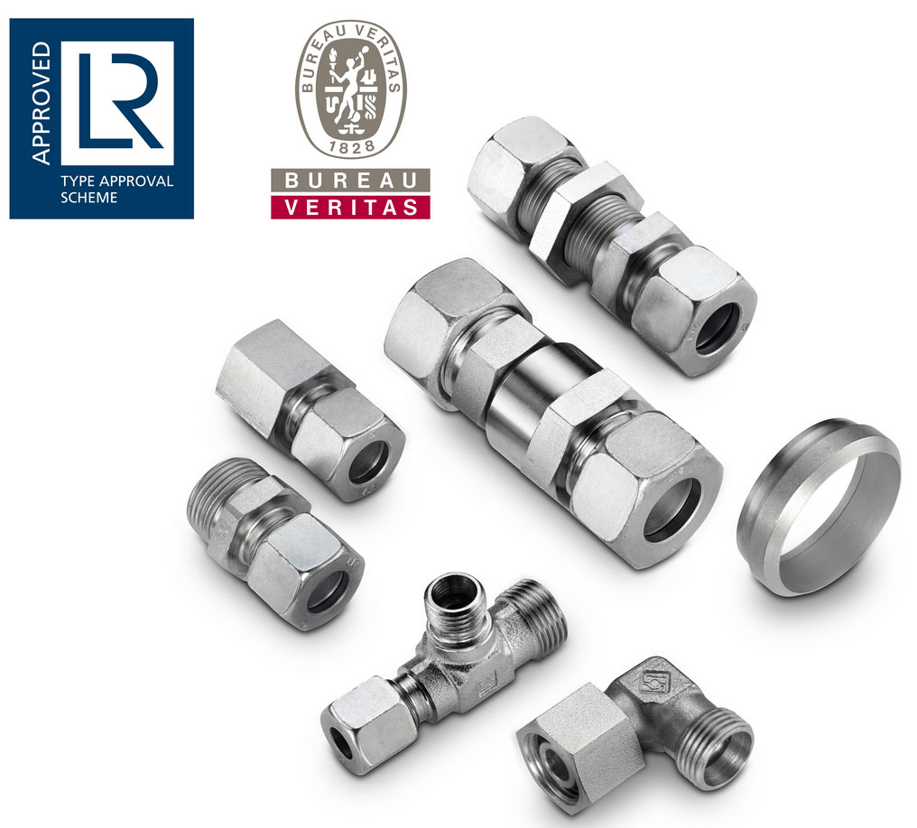 Marine-Zertifizierung im Doppelpack: Das Stauff Connect-Programm wurde von Lloyds Register und Bureau Veritas für den Einsatz im Schiffbau und der Offshore-Technik zugelassen. (Werksbild: Walter Stauffenberg GmbH & Co. KG)