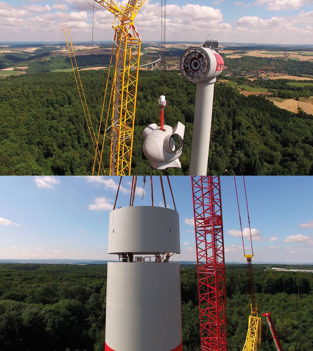 Der Windpark „Harthäuser Wald“ geht ans Netz / Pressebilder: ZEAG Energie AG