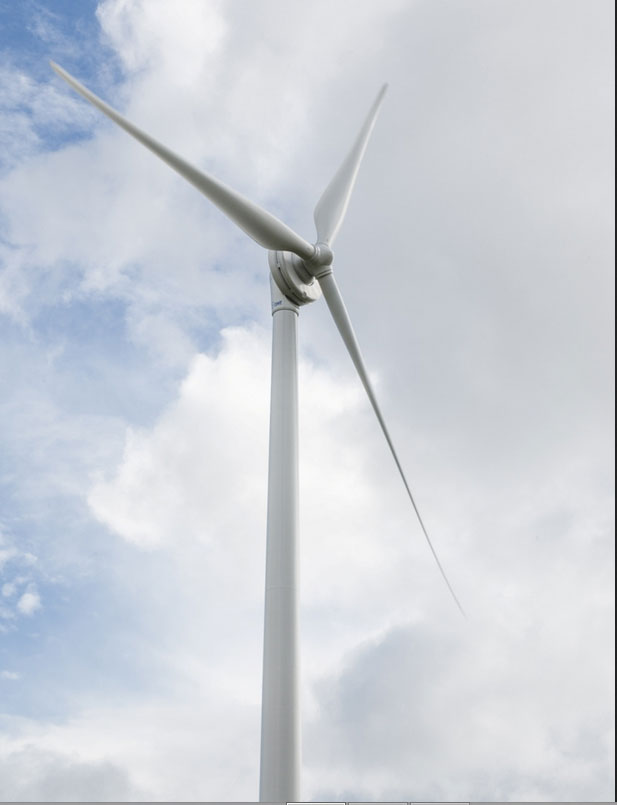EWT DW61-900 kW at Test Site Lelystad (Courtesy of Emergya Wind Technologies B.V.)