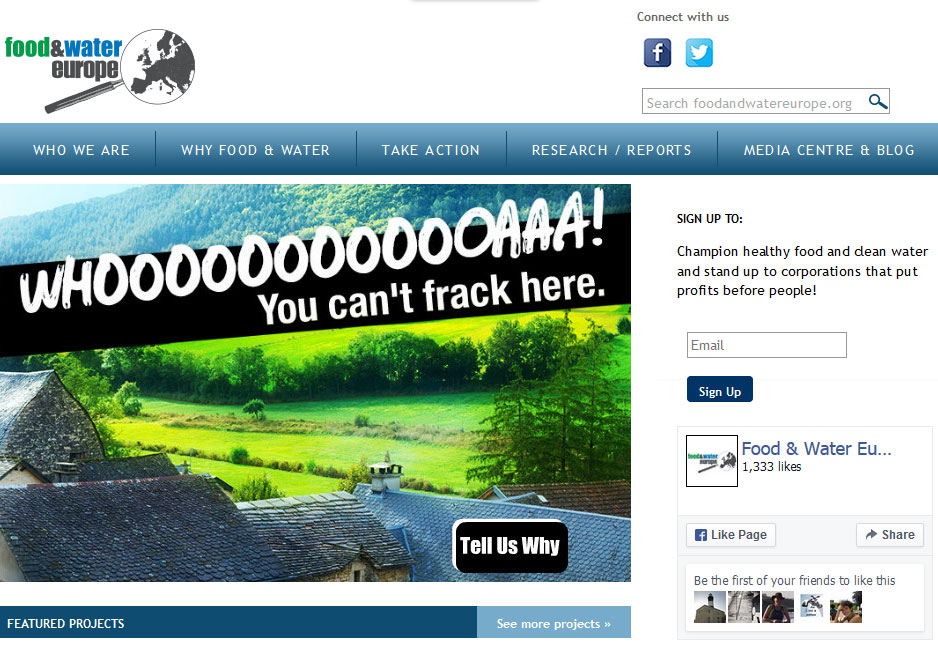 http://www.foodandwatereurope.org/