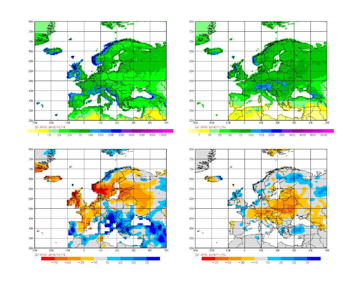 Neben der Erstellung von Hochwasserfrühwarnungen zeigt das meteorologische Zentrum Zusammenhänge zwischen der Großwetterlage und Flutereignissen auf. (Quelle: KISTERS AG, DWD) / Pressebild