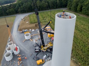 Im Landkreis Bad Kissingen nimmt NATURSTROM 2015 drei Windprojekte in Betrieb. Foto: NATURSTROM AG