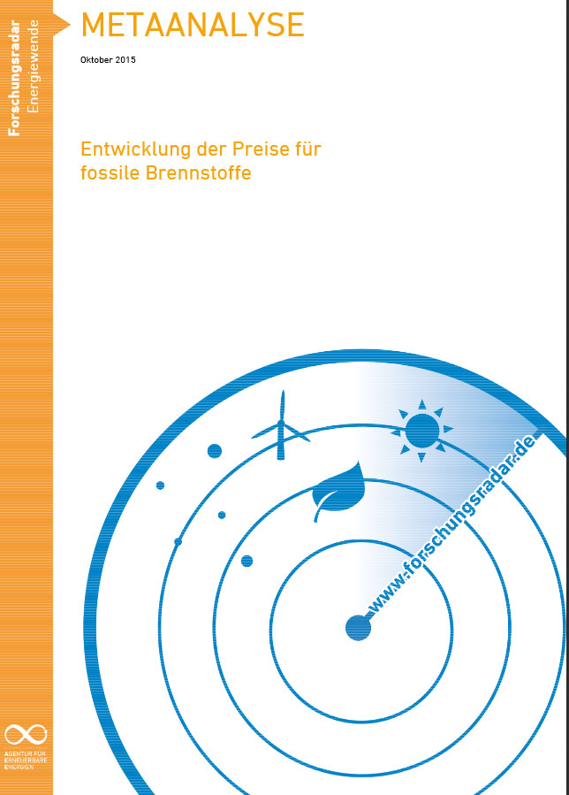 Neue Metaanalyse zur Preisentwicklung fossiler Brennstoffe