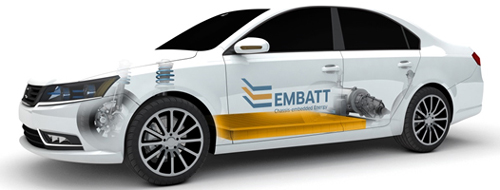 Das Projekt EMBATT entwickelt neue Batteriekonzepte für Elektrofahrzeuge (Quelle: IAV GmbH). / Pressebild