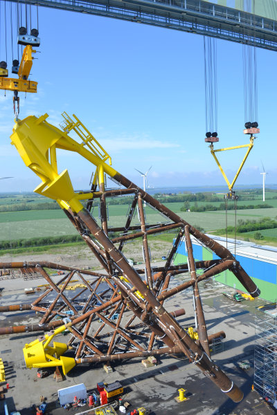Grobblech der Dillinger Hütte errichteten Offshore-Windparks / Pressebild