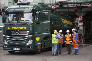 Koks-Verladung in einen Silo-Lkw am RWE Power-Veredlungsbetrieb Fortuna-Nord (Bergheim-Niederaußem) / Pressebild: RWE