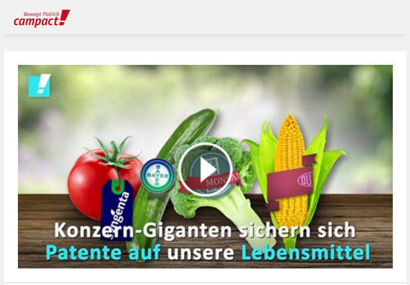 Stopt Lebensmittelpatente / Grafik: Campact e.V.