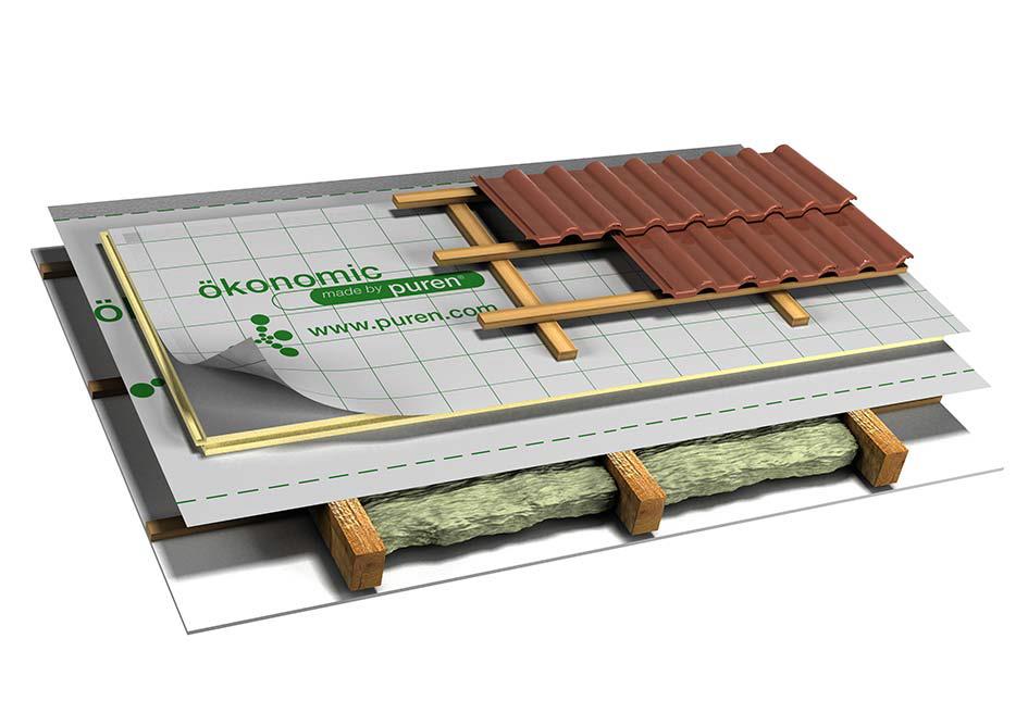 Grafik ökonomic Dachaufbau / Foto: puren