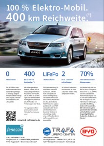 Elektroautos von BYD: FENECON startet Verkauf des e6