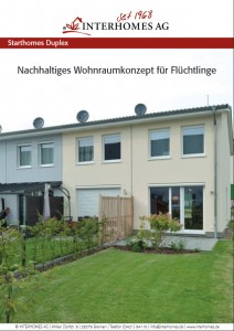 Fact-Sheet Starthomes Duplex / Pressebild