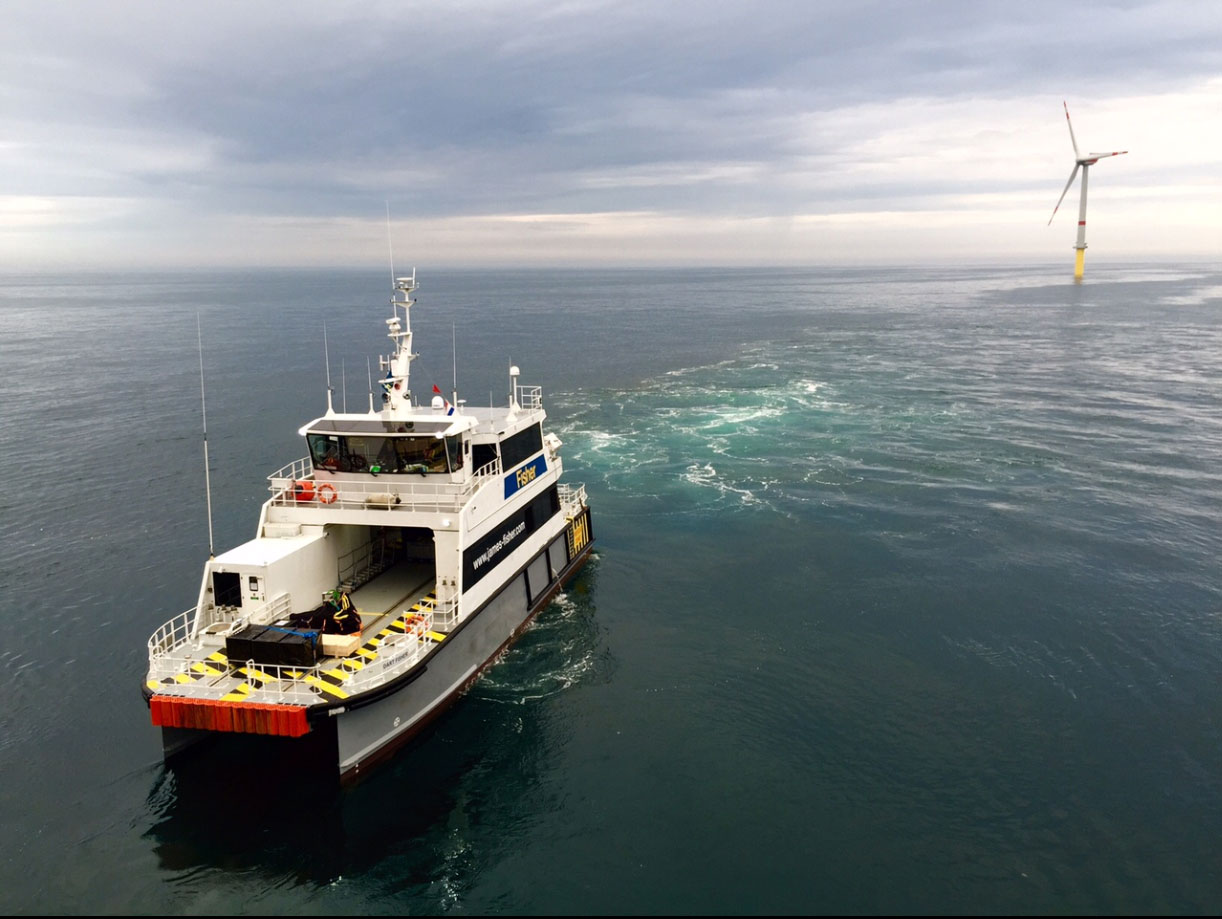 Britisches Unternehmen erhält Millionenauftrag für den Offshore-Windpark Galloper / Bildnachweis „James Fisher and Sons plc“