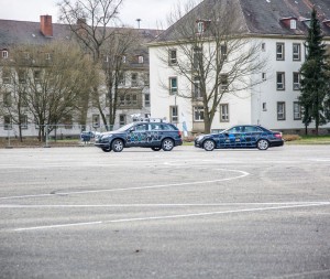 Selbstfahrendes Auto auf der Auftaktveranstaltung der Profilregion Mobilitätssysteme Karlsruhe / Pressebild