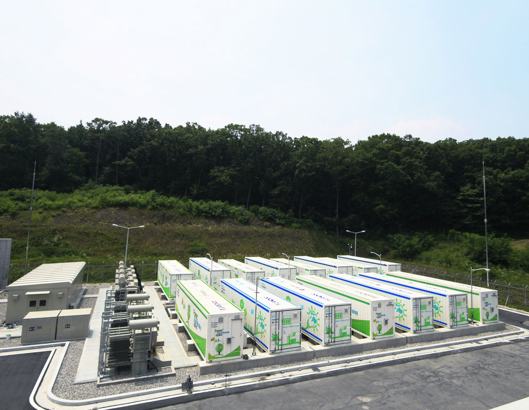 16 MW Kokam ESS in Südkorea / Pressebild: Dr. Thomas Hillig Energy Consulting