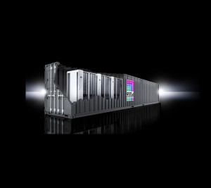 Auf der CeBIT zeigen Rittal und die iNNOVO Cloud GmbH ein sofort einsetzbares und schlüsselfertiges Cloud-Rechenzentrum im Container. / Pressebild: Rittal