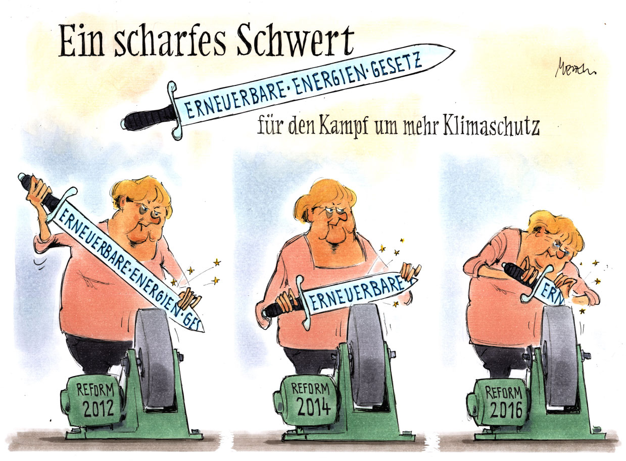 Bundeskanzlerin Angela Merkel ist promovierte Atomphysikerin und bestimmt die Richtlinien der Politik. Weiß sie, was sie tut? / Pressebild: copyright mester-kari@gmx.de