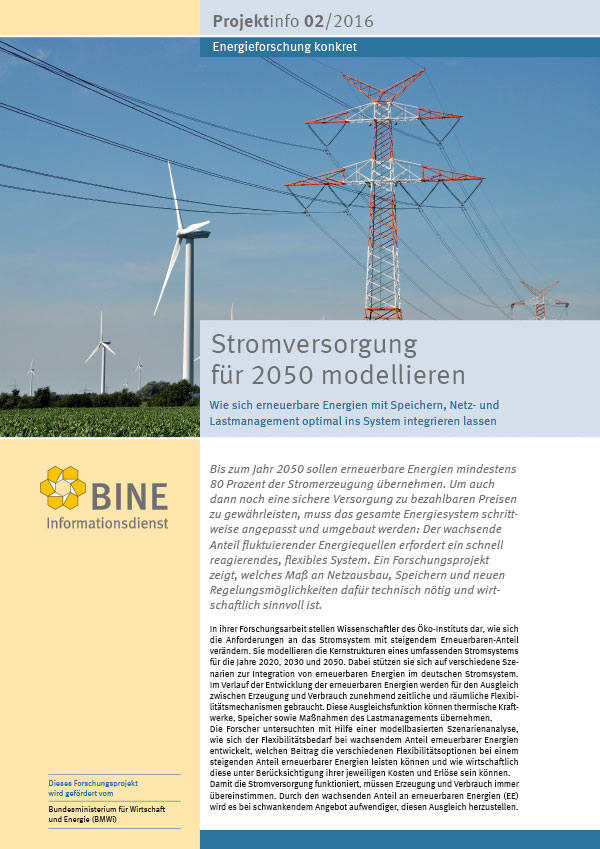 Studie vergleicht wirtschaftliche und technische Optionen / Bild: BINE