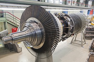 Zwei Gasturbinen des Typs SGT6-8000H werden im Lordstown Energy Center installiert.  Two SGT6-8000H gas turbines will be installed in the Lordstown Energy Center.