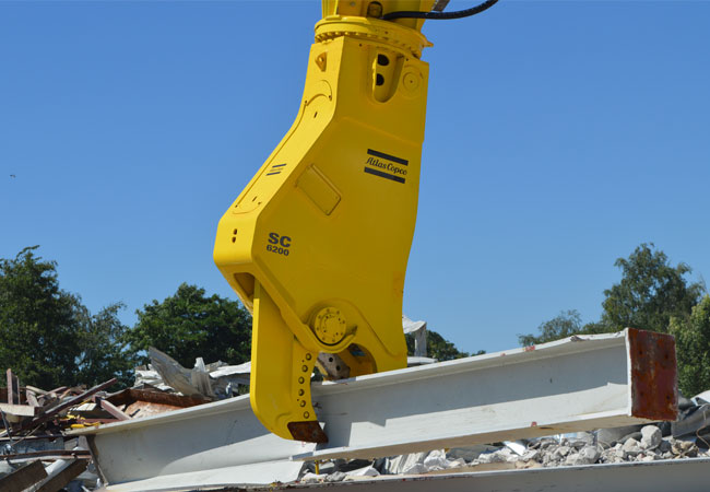 Ein Stahlschneider von Atlas Copco. Der Konzern will sein Bau- und Bergbaugeschäft 2018 über einen Aktiensplit an die Börse bringen. (Bild: Atlas Copco)