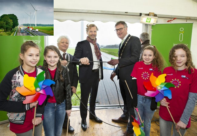 Niederländischer Windpark Kattenberg offiziell eingeweiht / Pressebilder