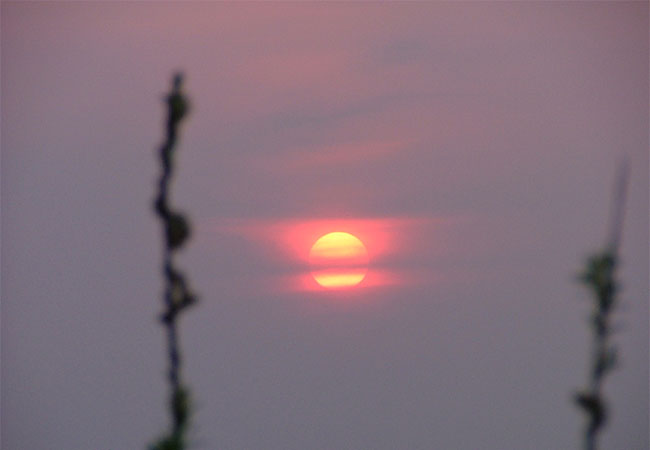 Spiegelung der Sonne in der Ostsee / Foto: HB