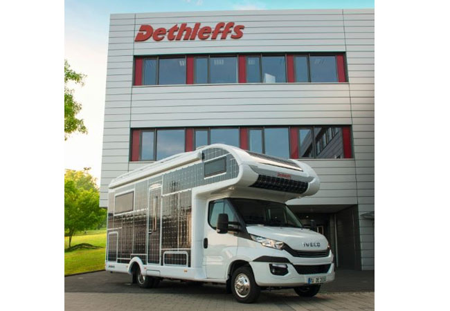 Pressebild: Dethleffs präsentiert als erster Hersteller Elektro-Reisemobil-Studie in Düsseldorf