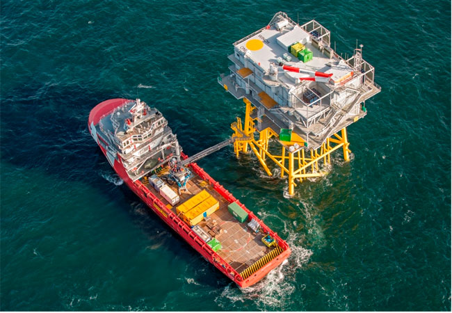 Pressebild: Erstes Projekt für neu gegründete Rhenus Offshore Logistics Niederlande