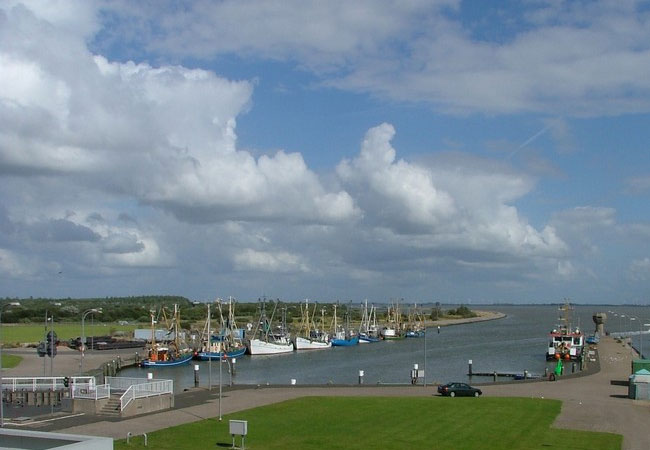 Krabbenfischerhafen an der Nordsee / Foto: HB