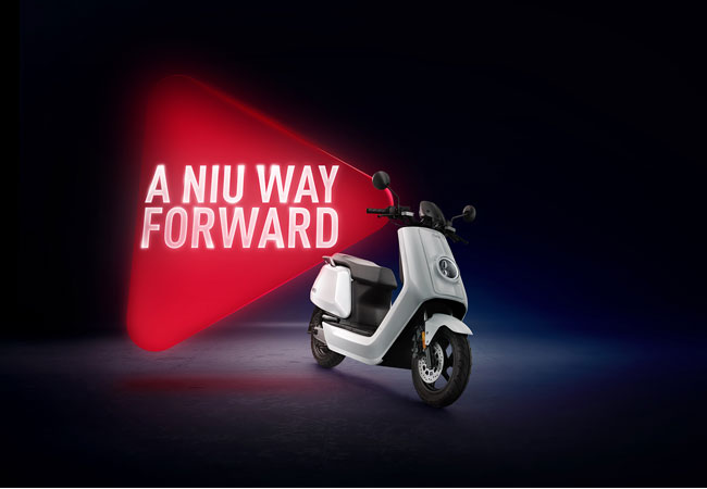 Pressebild: NIU Elektro Scooter – Innovation Made in China