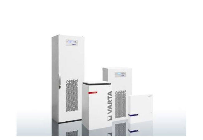 Die Energiespeicher von VARTA Storage: VARTA one, element und pulse. Quelle: VARTA Storage GmbH / © 2017 VARTA Microbattery/VARTA Storage