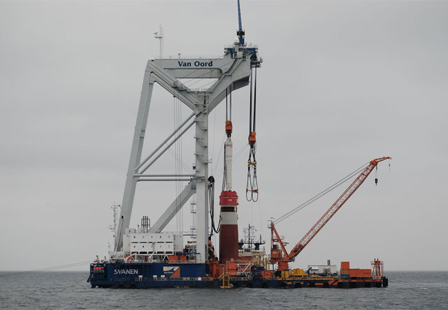 Pressebild: Feierstunde für Baustart des Offshore-Windprojekts Arkona
