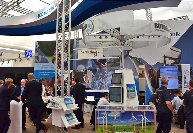 Messestand Deutsche Windtechnik / Foto: HB