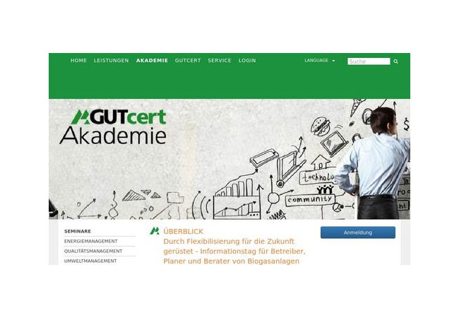 GUTcert GmbH Internetauftritt - www.gut-cert.de