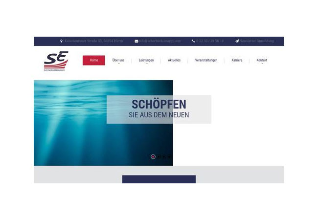 Pressebild: SE Internetauftritt, www.scherbeck-energy.com