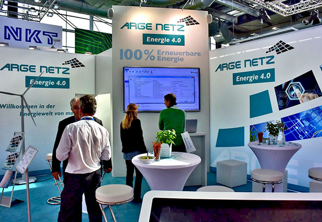 Messestand der ARGE NETZ / Foto: HB